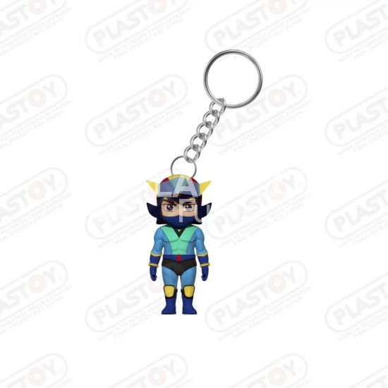 UFO ROBOT GRENDIZER (GOLDRAKE) -  KOJI KABUTO (ALCOR) KEYCHAN PVC TRIDIMENSIONALE - PORTACHIAVE
