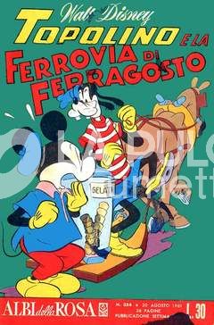 ALBI DELLA ROSA #   354: TOPOLINO E LA FERROVIA DI FERRAGOSTO
