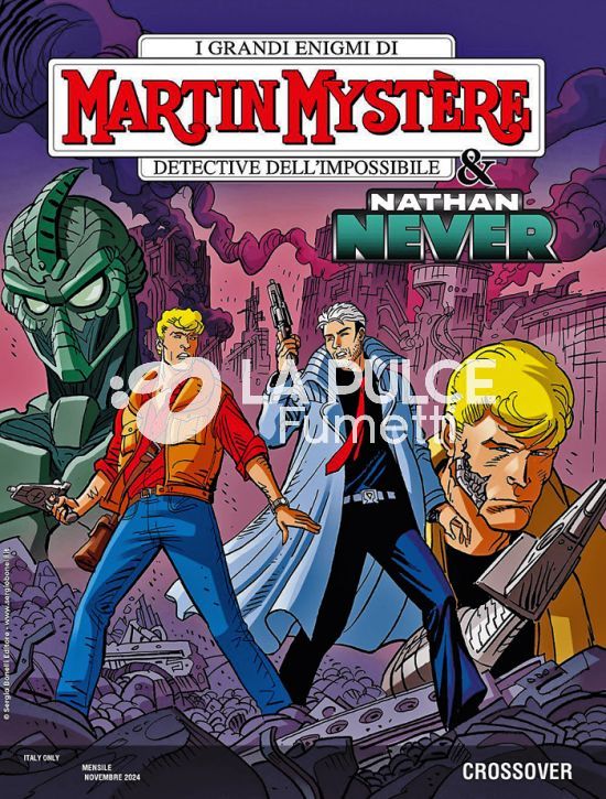 MARTIN MYSTERE ORIGINALE 417 + NATHAN NEVER 202-203-204: CROSSOVER - MARTIN MYSTERE/NATHAN NEVER 2024 1/4 COMPLETA NUOVI ( MARTIN MYSTERE 417 ESAURITO )