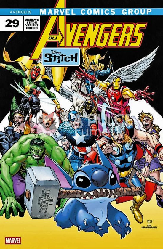 I VENDICATORI # 191 - GLI AVENGERS 29 - UN MONDO SOTTO DESTINO - STITCH VARIANT
