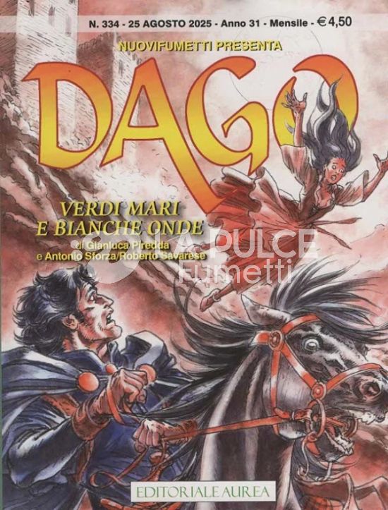 DAGO ANNO 31 #      8/334 : VERDI MARI E BIANCHE ONDE