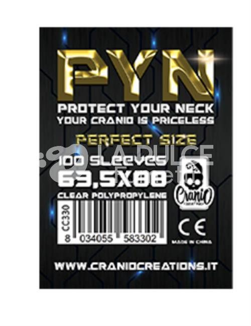 CARD SLEEVES : BUSTINE PROTETTIVE PERFECT SIZE 63.5X88 PYN STANDARD