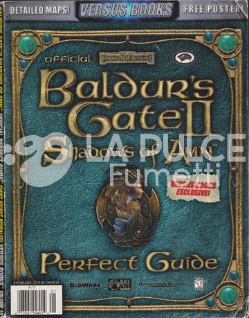 BALDUR'S GATE II: SHADOWS OF AMN - OFFICIAL PERFECT GUIDE WITH POSTER ( LINGUA INGLESE )
