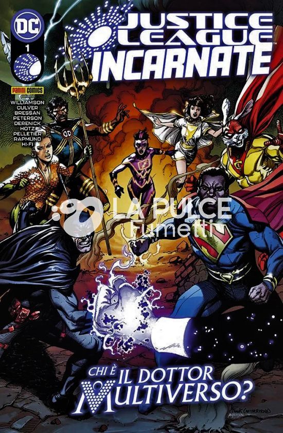 DC CROSSOVER 18/20 - JUSTICE LEAGUE INCARNATE 1/3 MINISERIE COMPLETA NUOVI