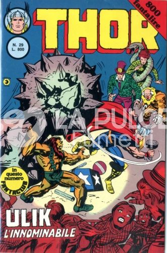 THOR SECONDA SERIE #    29: ULIK L'INNOMINABILE