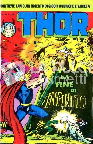 THOR SECONDA SERIE #    42: LA FINE DI INFINITO