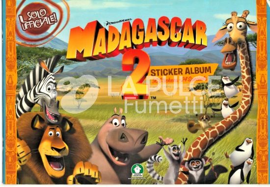 MADAGASCAR  2 STICKER ALBUM COMPLETO