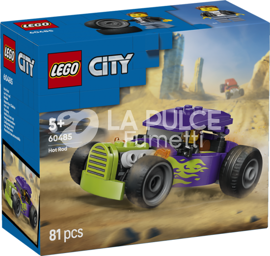 LEGO CITY 60485 - LEGO CITY BOLIDE( 70 PEZZI, ANNI 5+ )