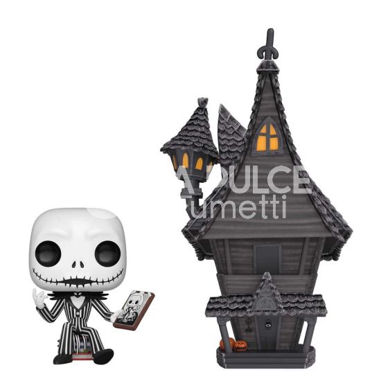 NIGHTMARE BEFORE CHRISTMAS: JACK SKELLINGTON & JACK'S HOUSE - VINYL FIGURE #   07 - POP FUNKO TOWN