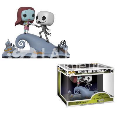 NIGHTMARE BEFORE CHRISTMAS 25 YEARS: UNDER THE MOONLIGHT (JACK & SALLY ON THE HILL) - VINYL FIGURE #  458 - POP FUNKO TOWN
