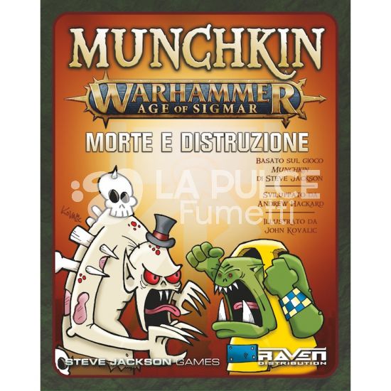MUNCHKIN WARHAMMER: AGE OF SIGMAR - MORTE E DISTRUZIONE (ESPANSIONE)