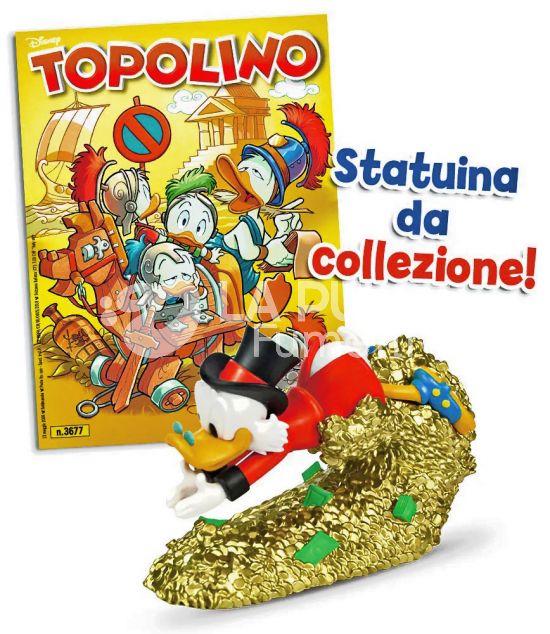 TOPOLINO LIBRETTO # 3677 + STATUINA DI ZIO PAPERONE