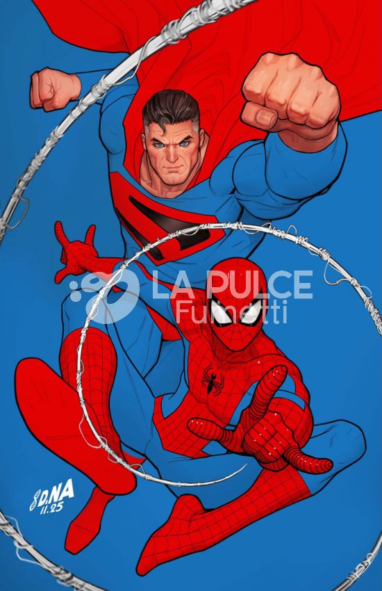 DC BEST SELLER NUOVA SERIE # 54 - SUPERMAN/SPIDER-MAN 1 - INCENTIVE VARIANT DI DAVID NAKAYAMA