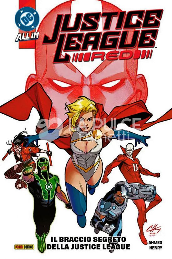 DC COLLECTION INEDITO - JUSTICE LEAGUE RED: IL BRACCIO SEGRETO DELLA JUSTICE LEAGUE - ALL IN