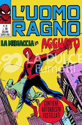 UOMO RAGNO #    18: LA MINACCIA IN AGGUATO - NO ADESIVI COVER AMAZING FANTASY