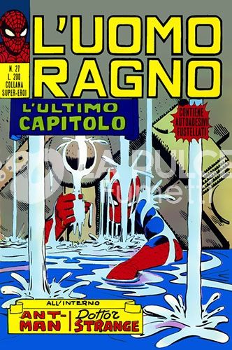 UOMO RAGNO #    27: L'ULTIMO CAPITOLO + ADESIVI