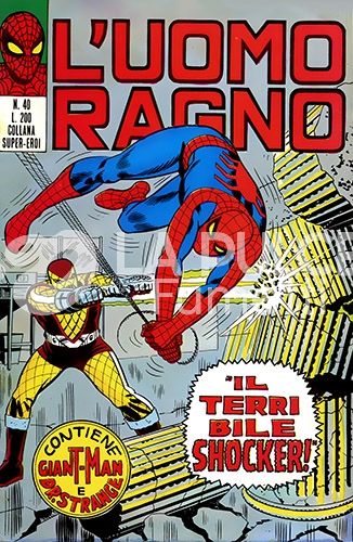 UOMO RAGNO #    40: IL TERRIBILE SHOCKER!