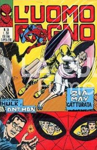 UOMO RAGNO #    95: ZIA MAY CATTURATA
