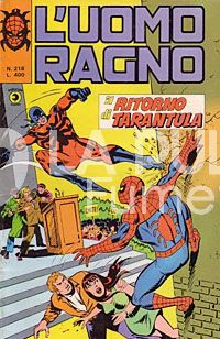 UOMO RAGNO #   218: IL RITORNO DI TARANTULA