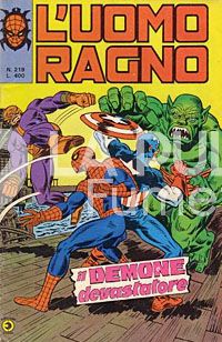 UOMO RAGNO #   219: IL DEMONE DEVASTATORE