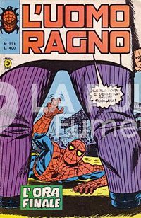 UOMO RAGNO #   221: L'ORA FINALE