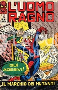 UOMO RAGNO #   120: IL MARCHIO DEI MUTANTI! + ADESIVI MANCA 1 PZ DI ADESIVO