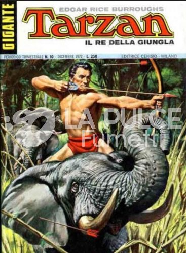 TARZAN GIGANTE PRIMA SERIE #    10  EDICOLA