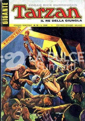 TARZAN GIGANTE PRIMA SERIE #    16 - NO POSTER
