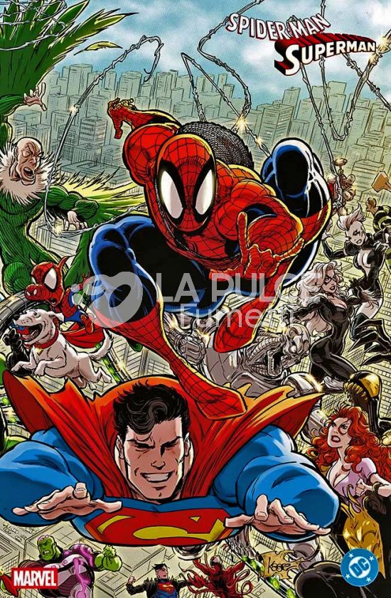 SPECIAL EVENTS # 114 - SPIDER-MAN/SUPERMAN - VARIANT WRAPAROUND DI KAARE ANDREWS