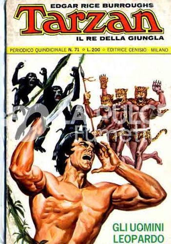 TARZAN 1A SERIE  #   71: GLI UOMINI LEOPARDO