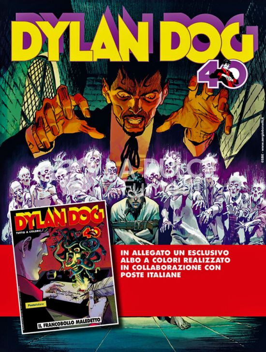 DYLAN DOG ORIGINALE #   478: HARLECH ASYLUM + INSERTO A COLORI IL FRANCOBOLLO MALEDETTO
