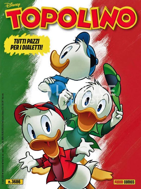 TOPOLINO LIBRETTO # 3686 - I DIALETTI - VERSIONE NAZIONALE