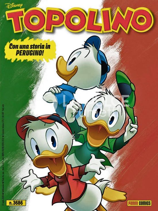 TOPOLINO LIBRETTO # 3686 - I DIALETTI - VERSIONE UMBRIA (PERUGINO)