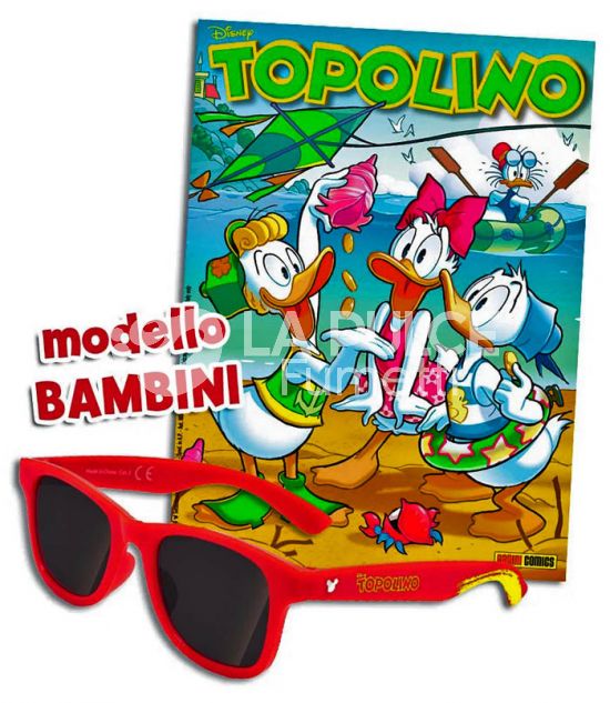 TOPOLINO LIBRETTO #  3687 + OCCHIALI DA SOLE DI TOPOLINO TAGLIA BAMBINO
