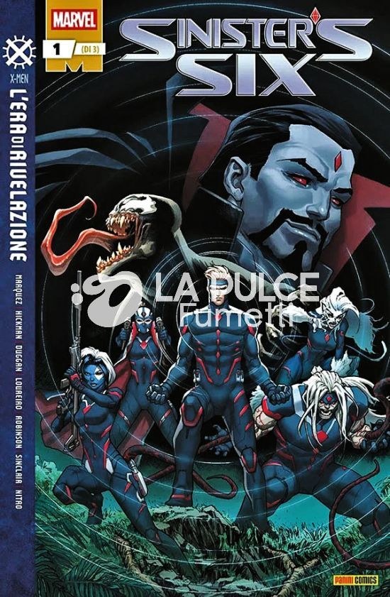 X-FORCE 64/66 - SINISTER’S SIX 1/3 SAGA COMPLETA NUOVI - L'ERA DI RIVELAZIONE