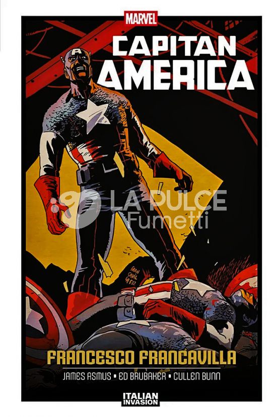 MARVEL ITALIAN INVASION - CAPITAN AMERICA DI FRANCESCO FRANCAVILLA