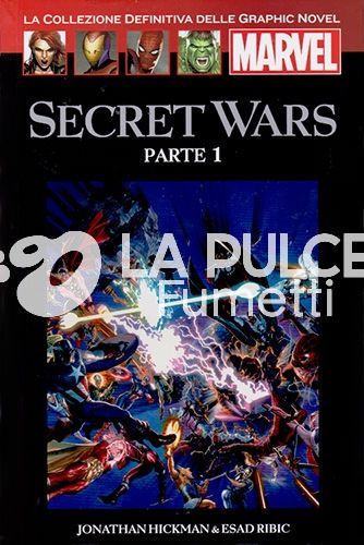 LA COLLEZIONE DEFINITIVA DELLE GRAPHIC NOVEL MARVEL16+19: SECRET WARS PARTE 1/2 COMPLETA NUOVI