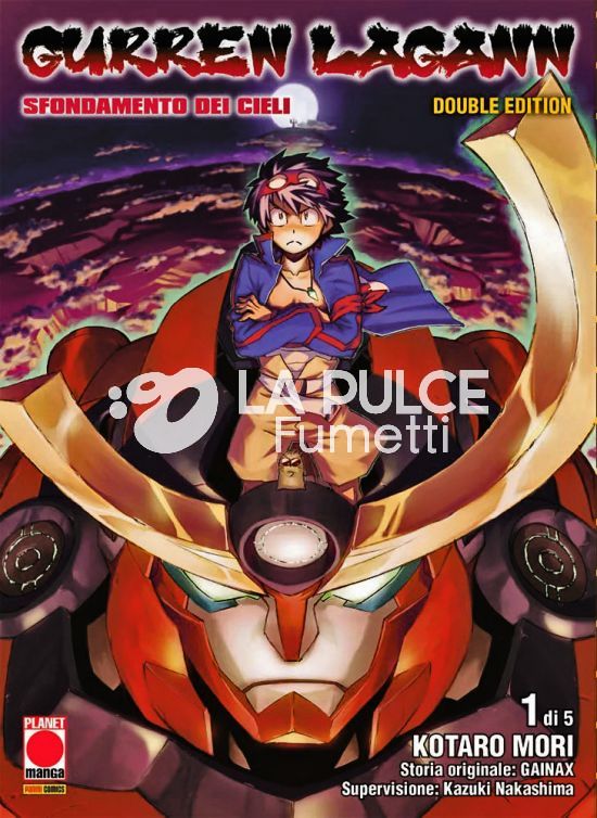 GURREN LAGANN - SFONDAMENTO DEI CIELI DOUBLE EDITION 1/5 COMPLETA NUOVI
